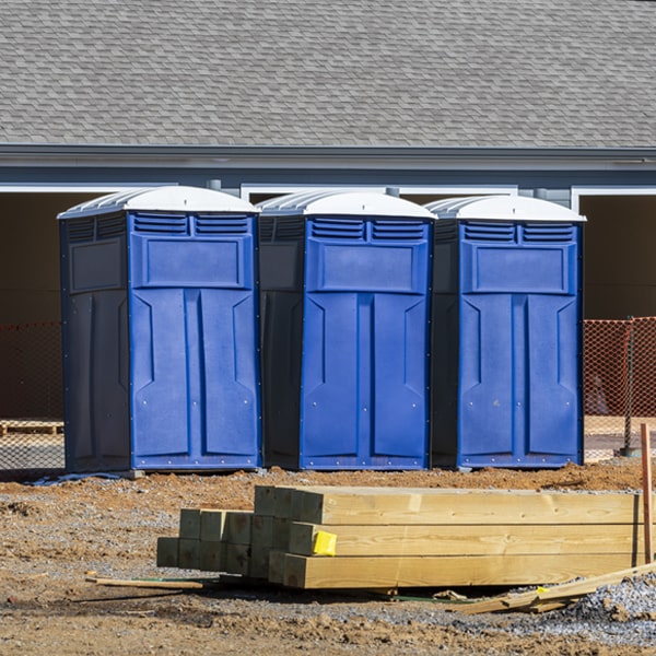 is there a specific order in which to place multiple porta potties in Yukon PA